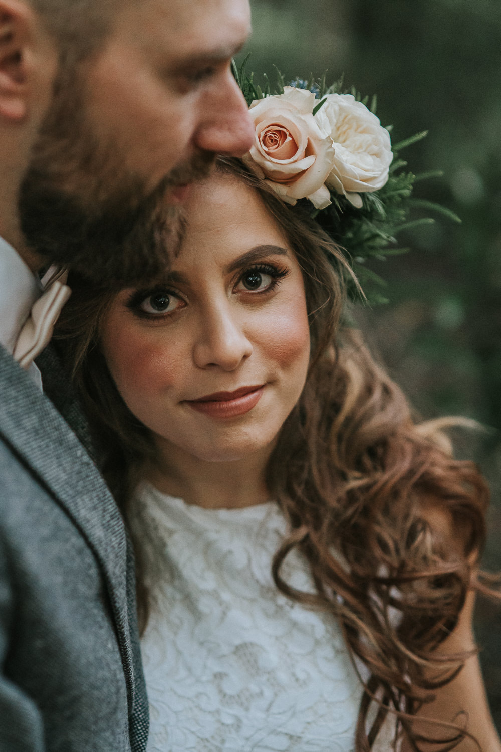 Bride Bridal Make Up Woodland Wedding Inspiration Stephanie Dreams Photography