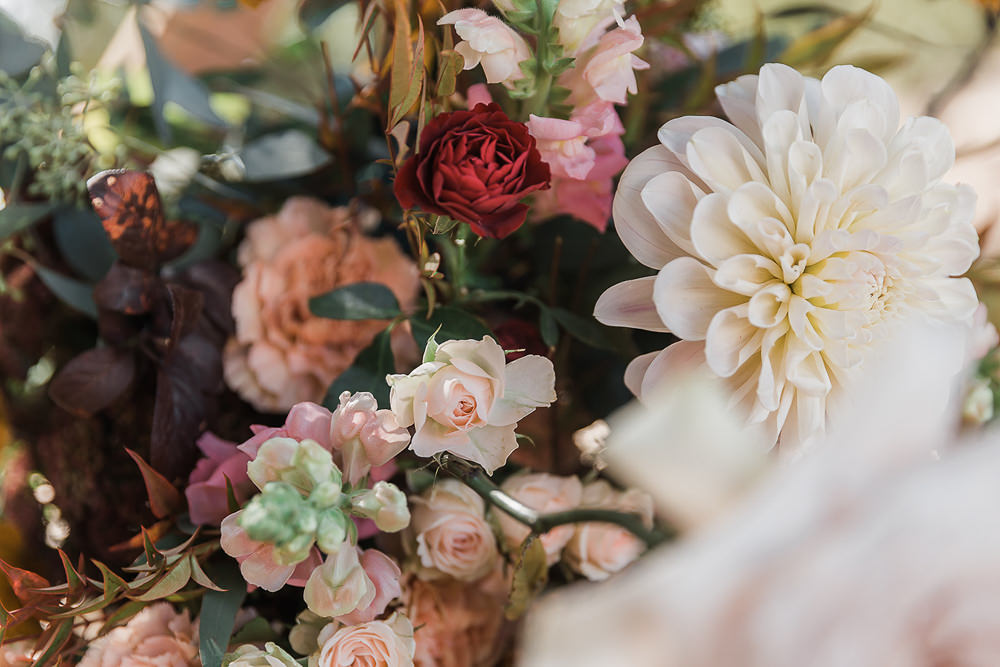 Flowers Rose Daliah California Ranch Wedding WildflowerPhotoCo