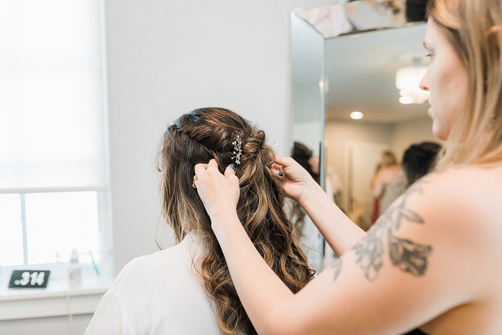 Bride Bridal Hair Style California Ranch Wedding WildflowerPhotoCo