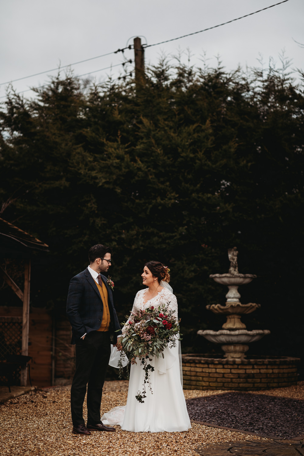 Christmas Marquee Wedding Thyme Lane Photography