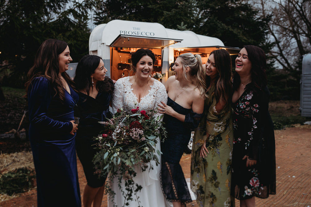 Christmas Marquee Wedding Thyme Lane Photography