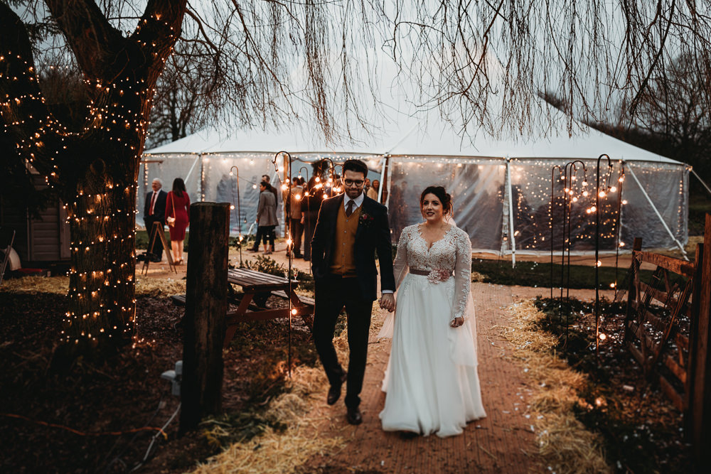 Christmas Marquee Wedding Thyme Lane Photography