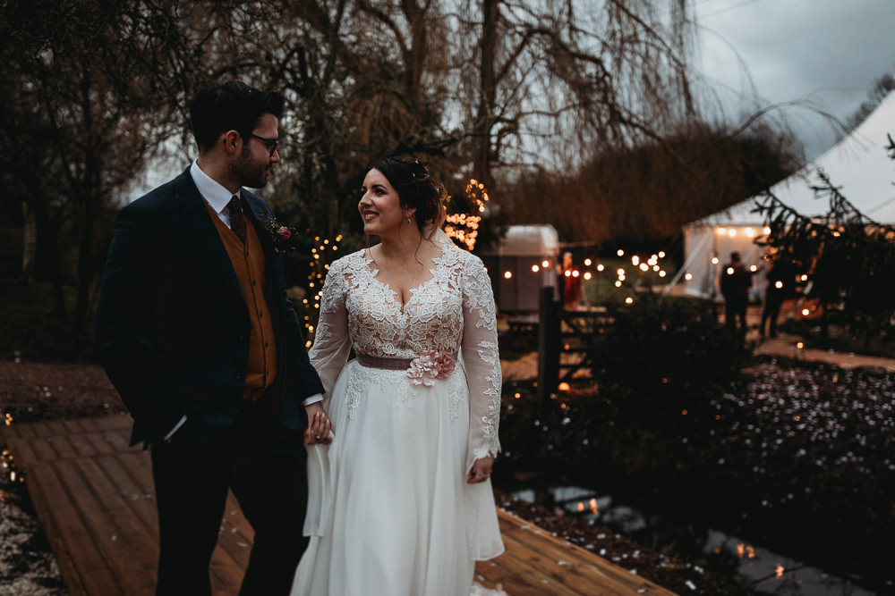 Christmas Marquee Wedding Thyme Lane Photography