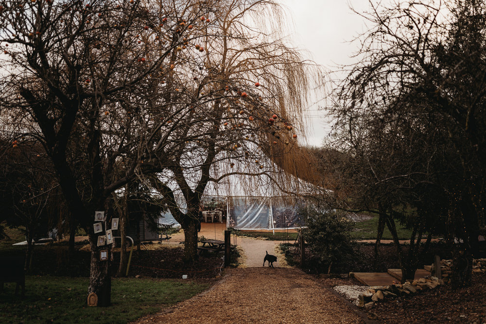 Christmas Marquee Wedding Thyme Lane Photography