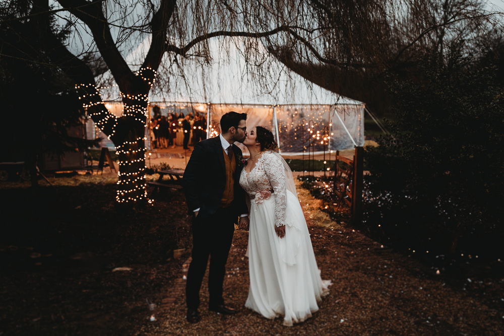Christmas Marquee Wedding Thyme Lane Photography