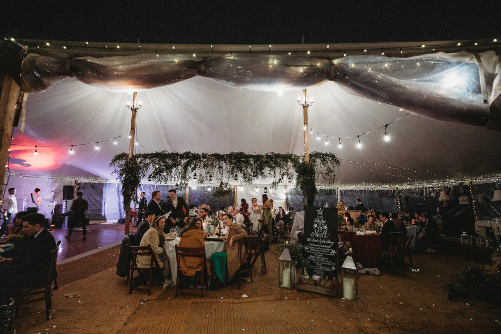 Christmas Marquee Wedding Thyme Lane Photography