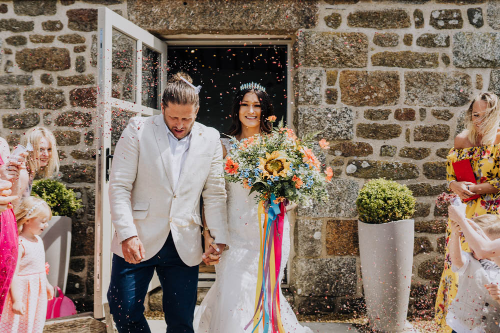 Confetti Chypraze Wedding Barn Clara Cooper Photography