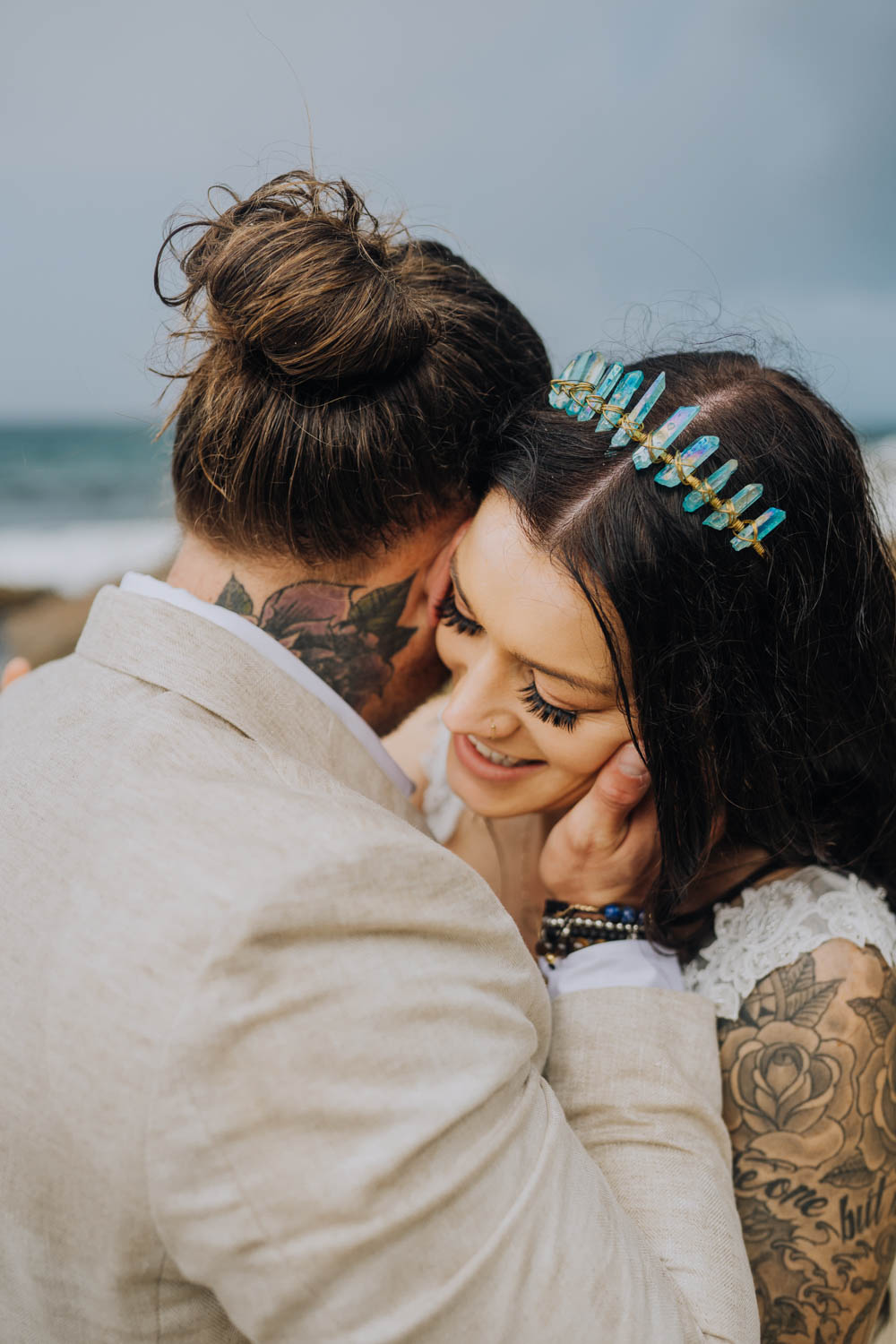Bride Bridal Crown Tiara Crystal Chypraze Wedding Barn Clara Cooper Photography