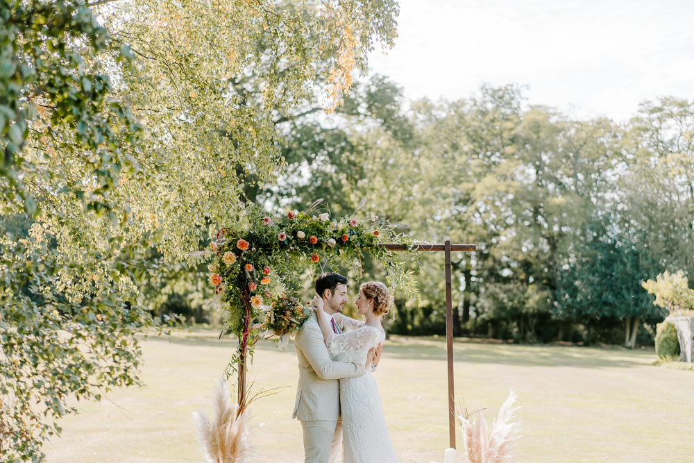 Flower Arch Backdrop Contemporary Wedding Ideas Chloe Ely Photography