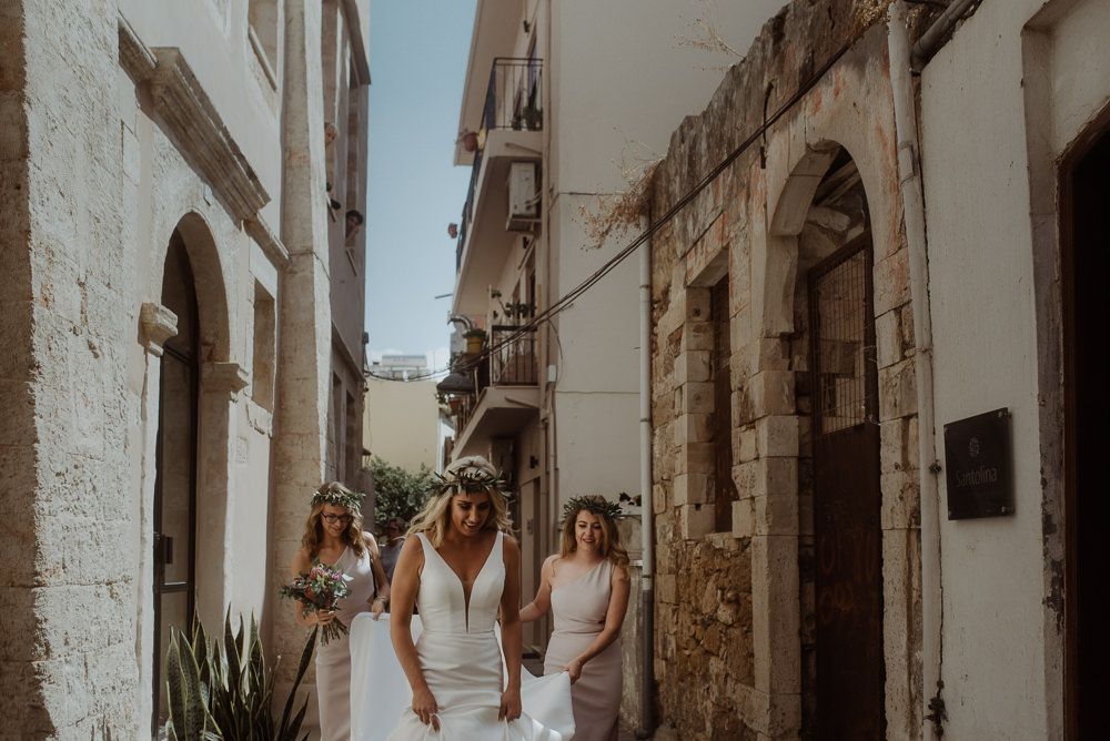 Bridesmaids Bridesmaid Dress Dresses Crete Destination Wedding Me and Georgia Photography