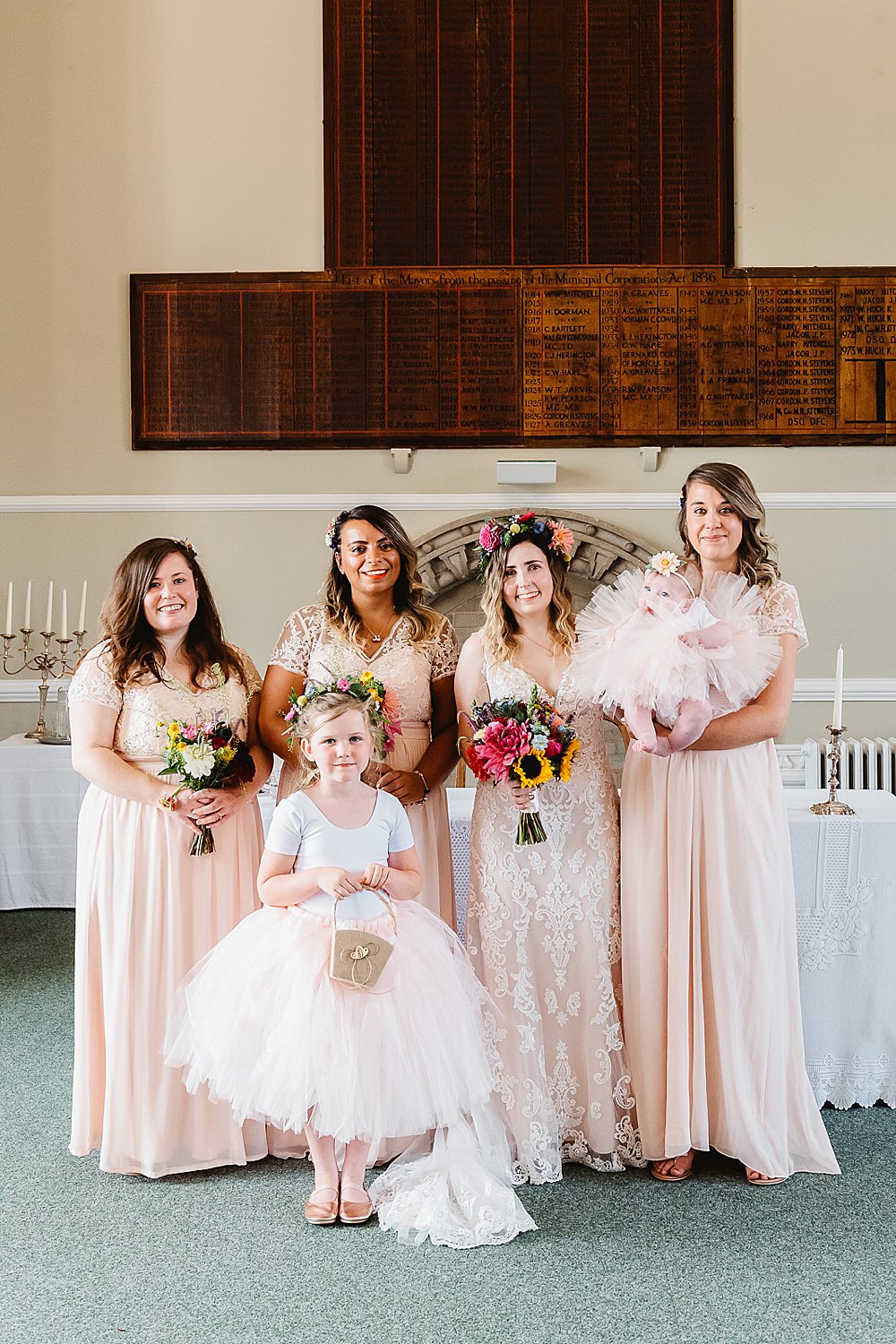 Bridesmaids Bridesmaid Dress Dresses Pink DIY Tipi Wedding Fiona Kelly Photography