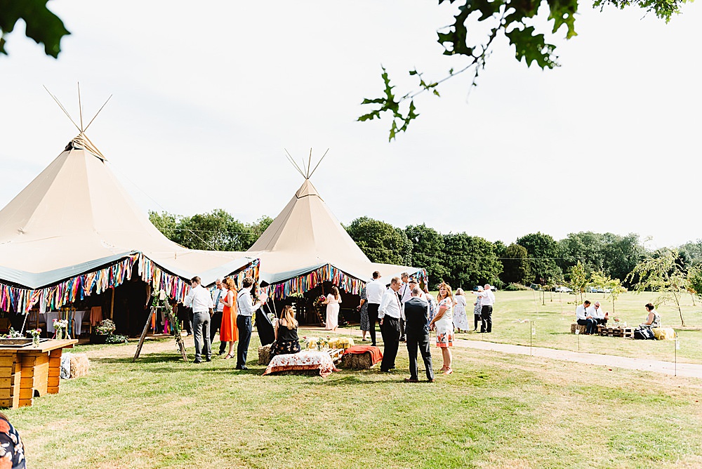 DIY Tipi Wedding Fiona Kelly Photography