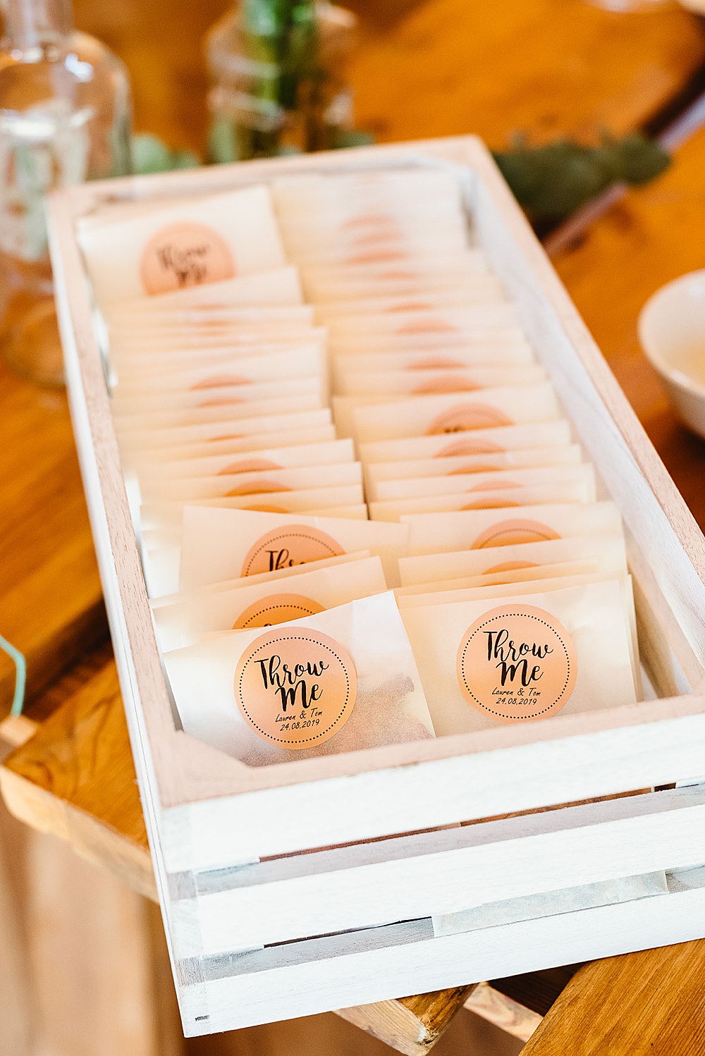 Glassine Confetti Envelopes DIY Tipi Wedding Fiona Kelly Photography