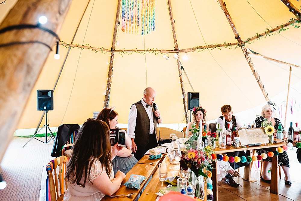 DIY Tipi Wedding Fiona Kelly Photography