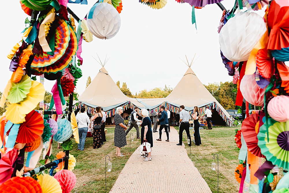 DIY Tipi Wedding Fiona Kelly Photography