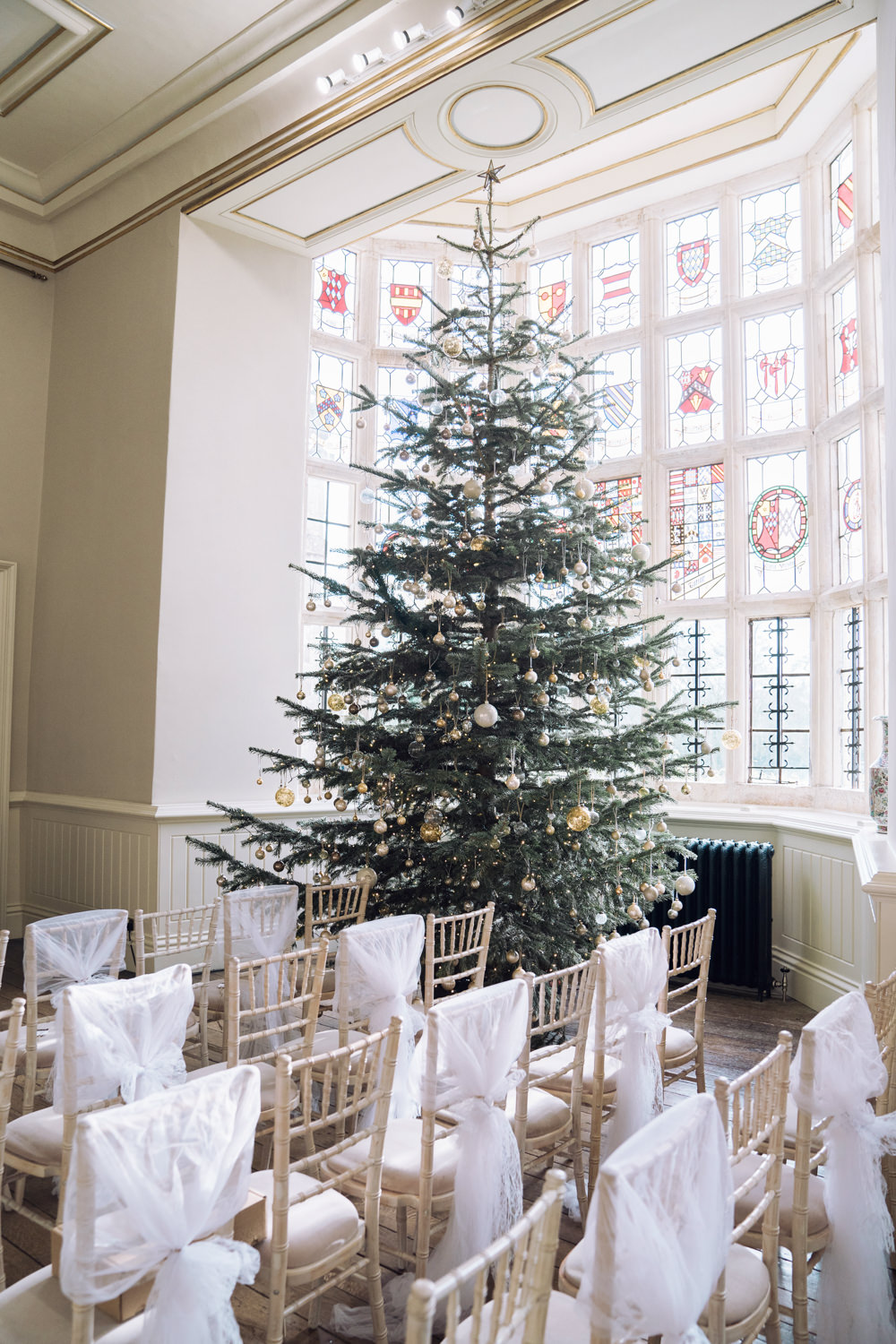 Tree Decadent Christmas Wedding Jessica Raphael Photography