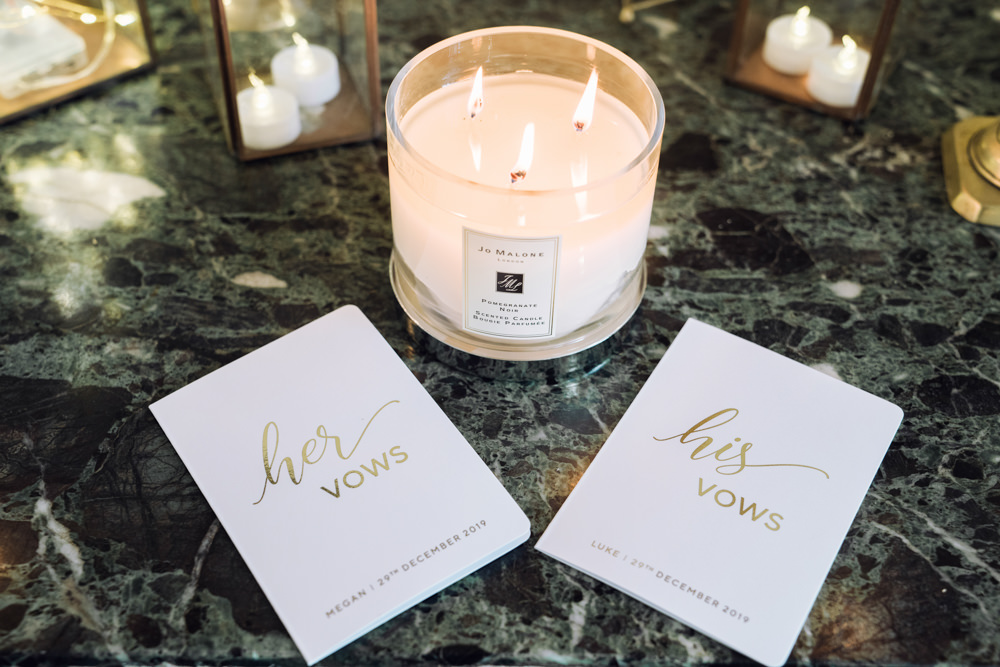 Vow Books Decadent Christmas Wedding Jessica Raphael Photography