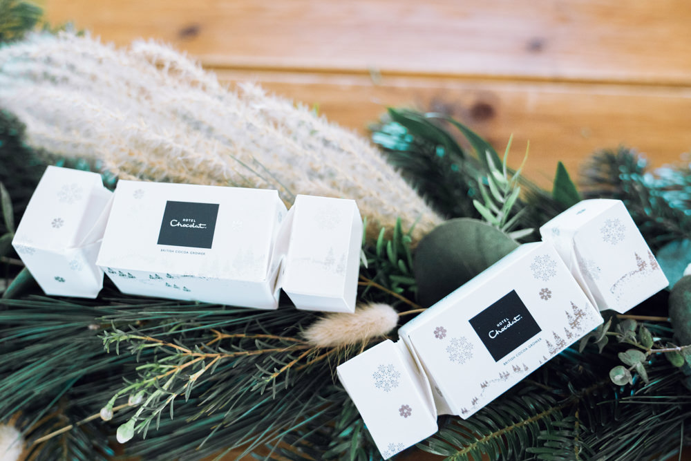 Crackers Favours Decadent Christmas Wedding Jessica Raphael Photography