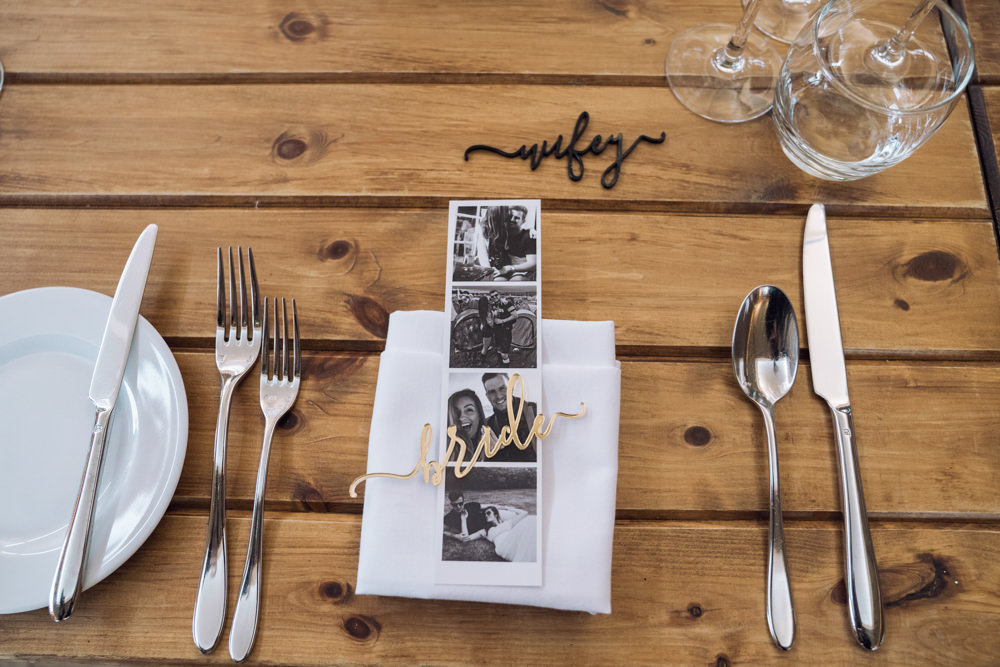 Place Setting Decor Place Name Decadent Christmas Wedding Jessica Raphael Photography