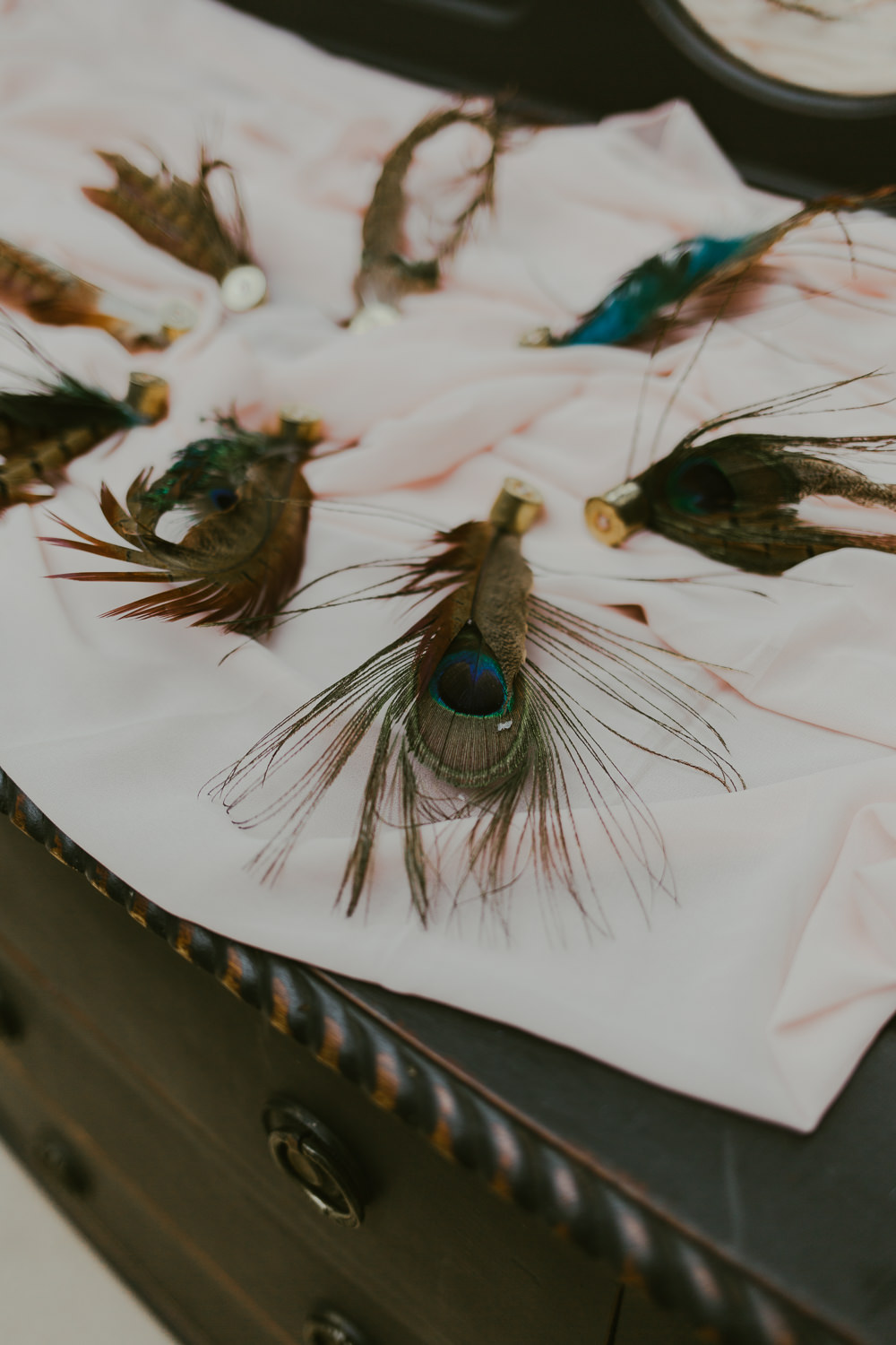 Groom Feather Buttonhole Dreamy Woodland Wedding Ideas Jasmine Andrews Photography