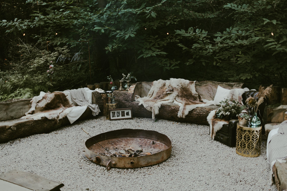 Seating Area Dreamy Woodland Wedding Ideas Jasmine Andrews Photography