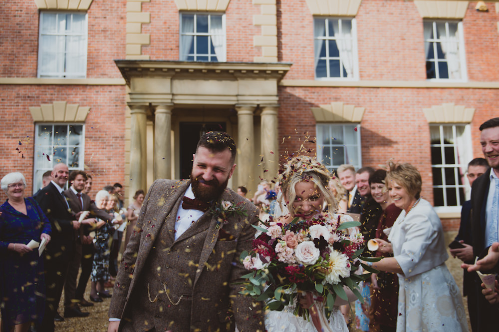 Confetti Garthmyl Hall Wedding Sasha Weddings