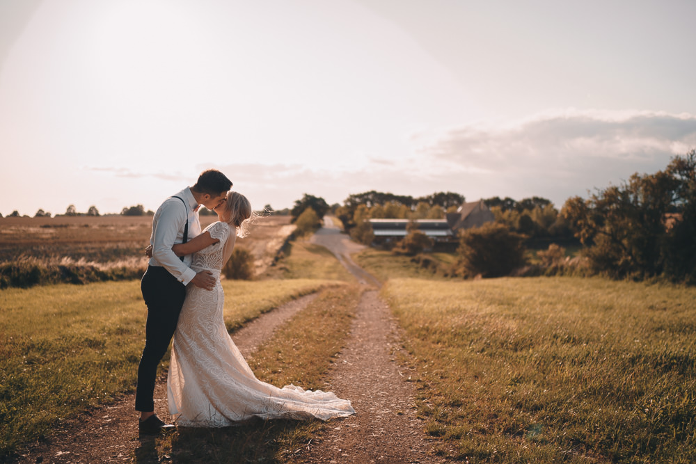 Dress Gown Bride Bridal Made with Love Sequins Glittery Wedding Winnington & Coe