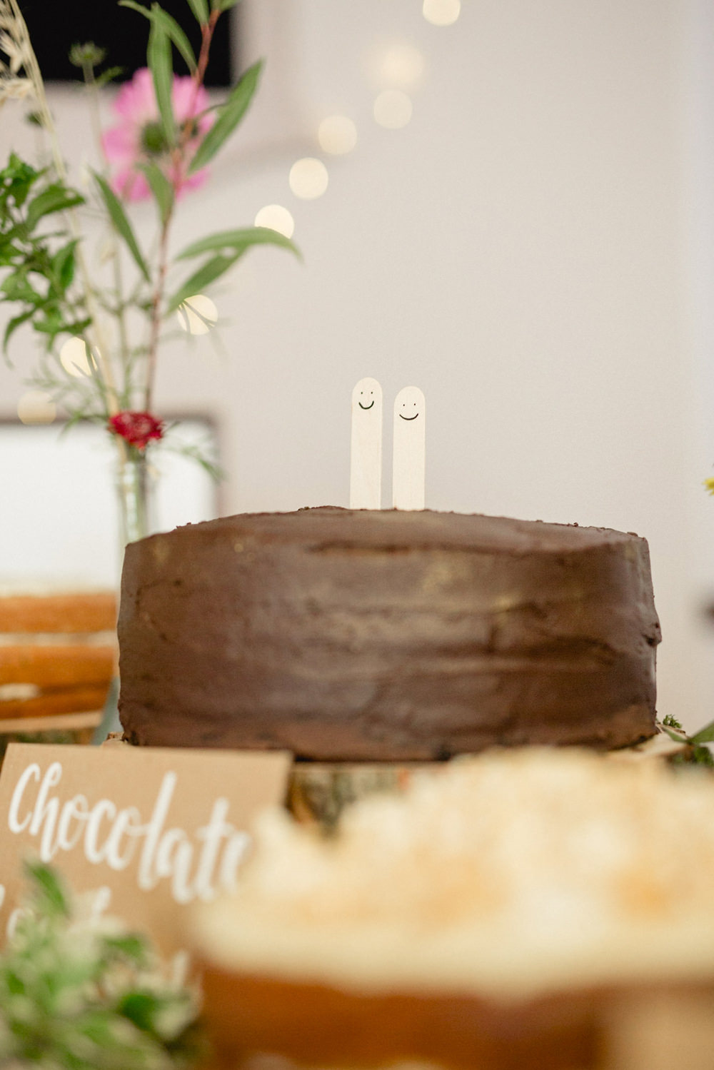 Chocolate Cake Topper Sheffield Town Hall Wedding Mark Newton Wedding Photography