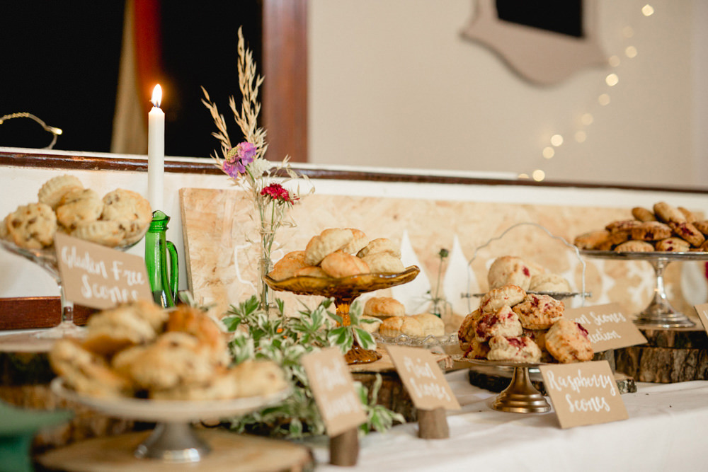 Scones Table Dessert Sheffield Town Hall Wedding Mark Newton Wedding Photography
