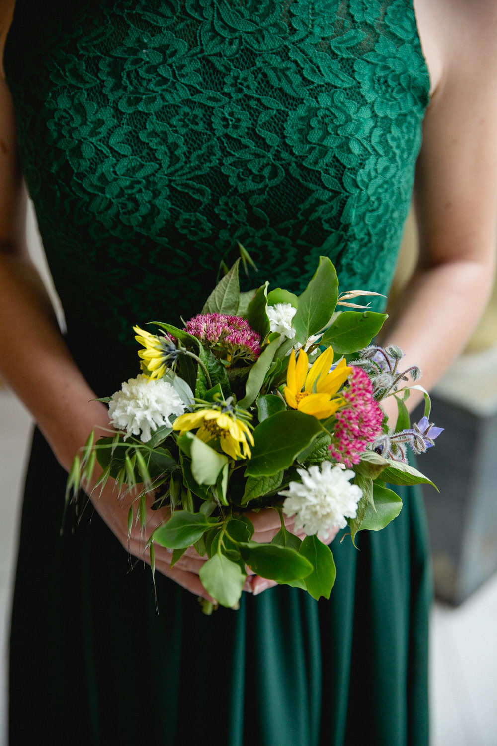 Bouquet Flowers Bride Bridal Bridesmaids Sheffield Town Hall Wedding Mark Newton Wedding Photography