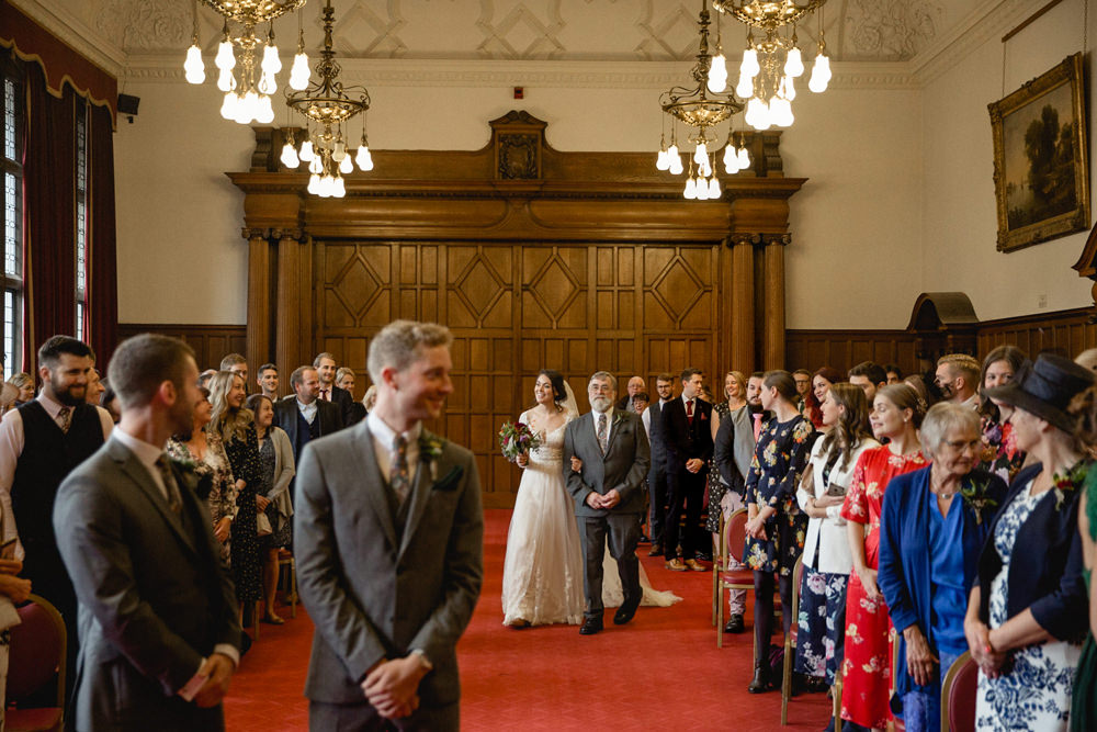 Sheffield Town Hall Wedding Mark Newton Wedding Photography
