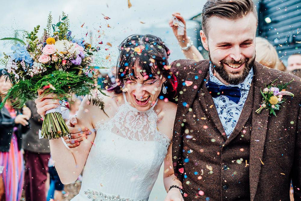 Confetti Sparkly Wedding Anna Pumer Photography