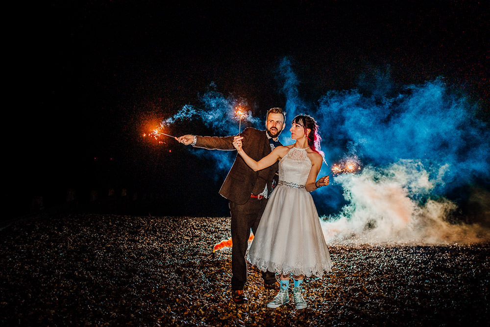 Sparklers Sparkler Send Off Exit Sparkly Wedding Anna Pumer Photography