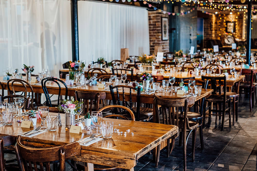 East Quay Venue Sparkly Wedding Anna Pumer Photography
