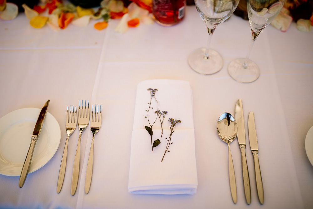 Flower Floral Place Setting Sperry Tent Wedding Hayley Baxter Photography
