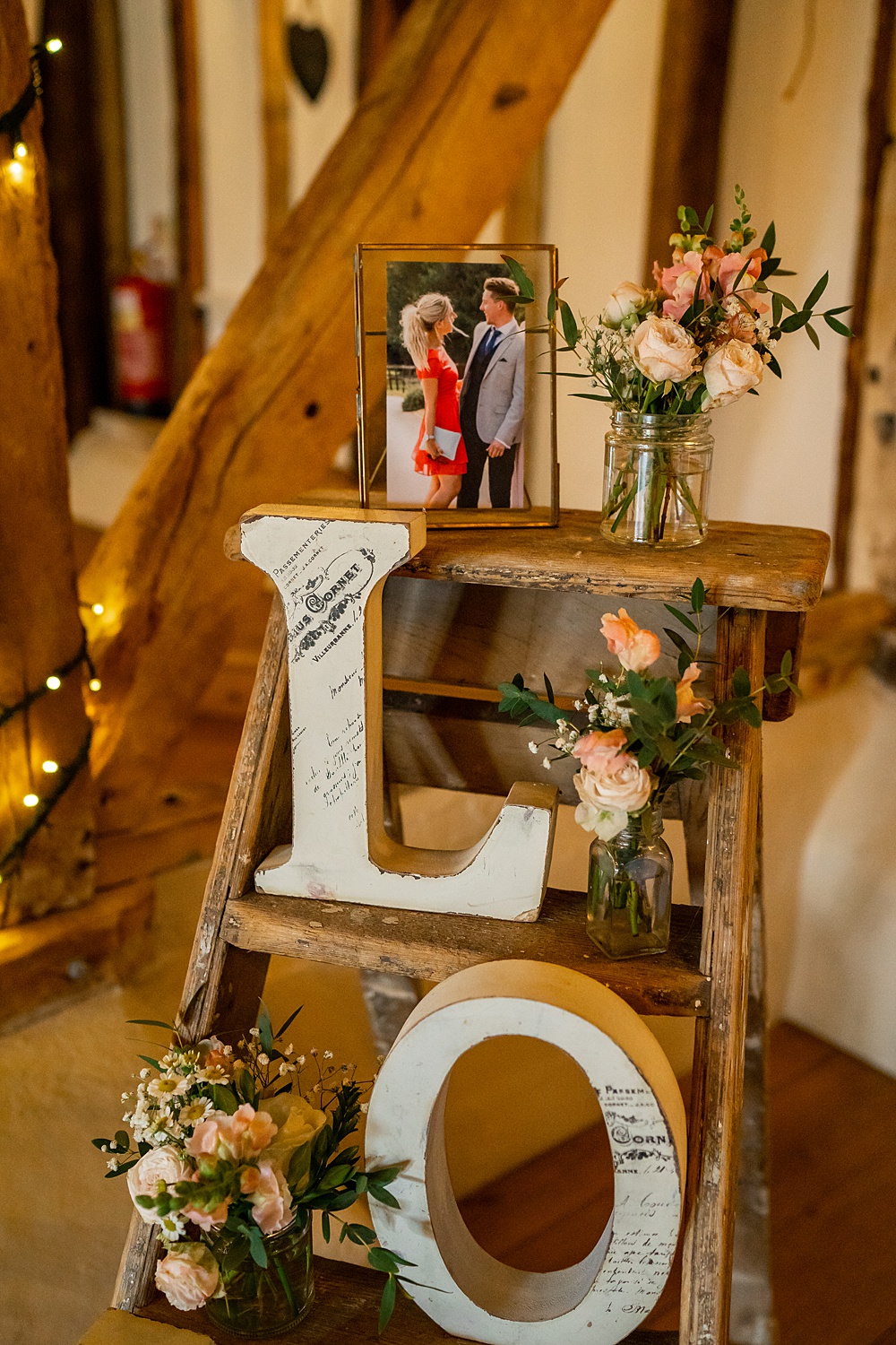 Stylish Rustic Wedding with Blush Florals \u0026 Laid Back Vibes, image size:1000x1500