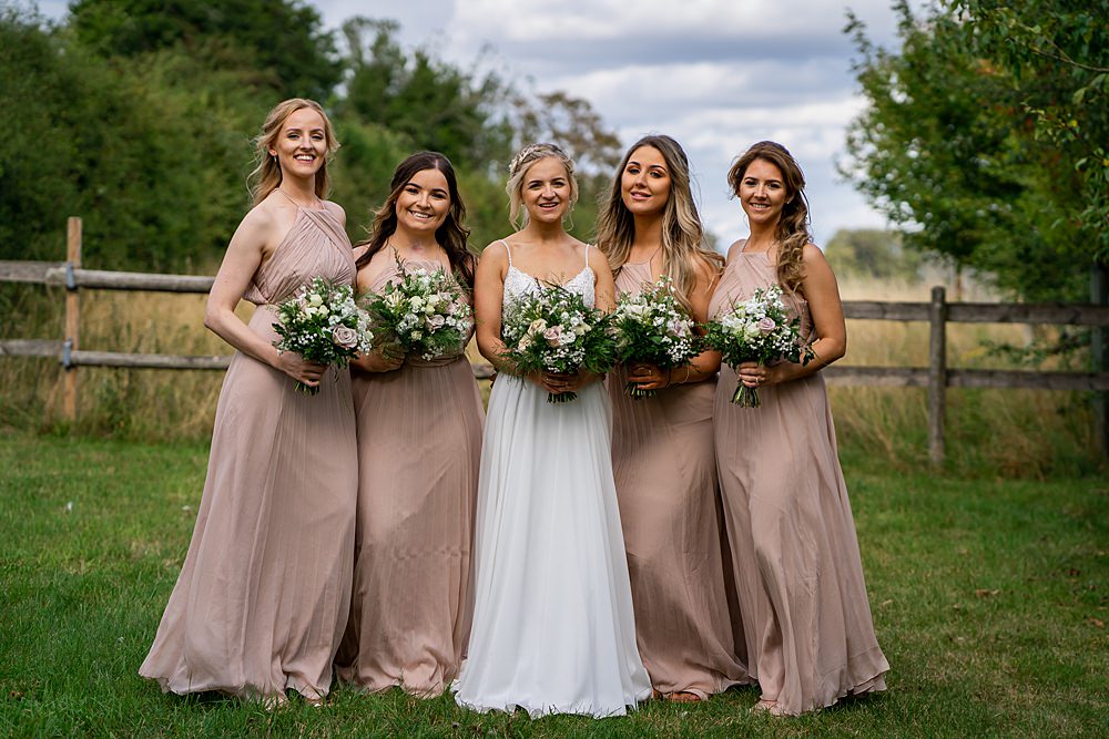 Bridesmaid Bridesmaids Dress Dresses Pink Stylish Rustic Wedding Mia Photography