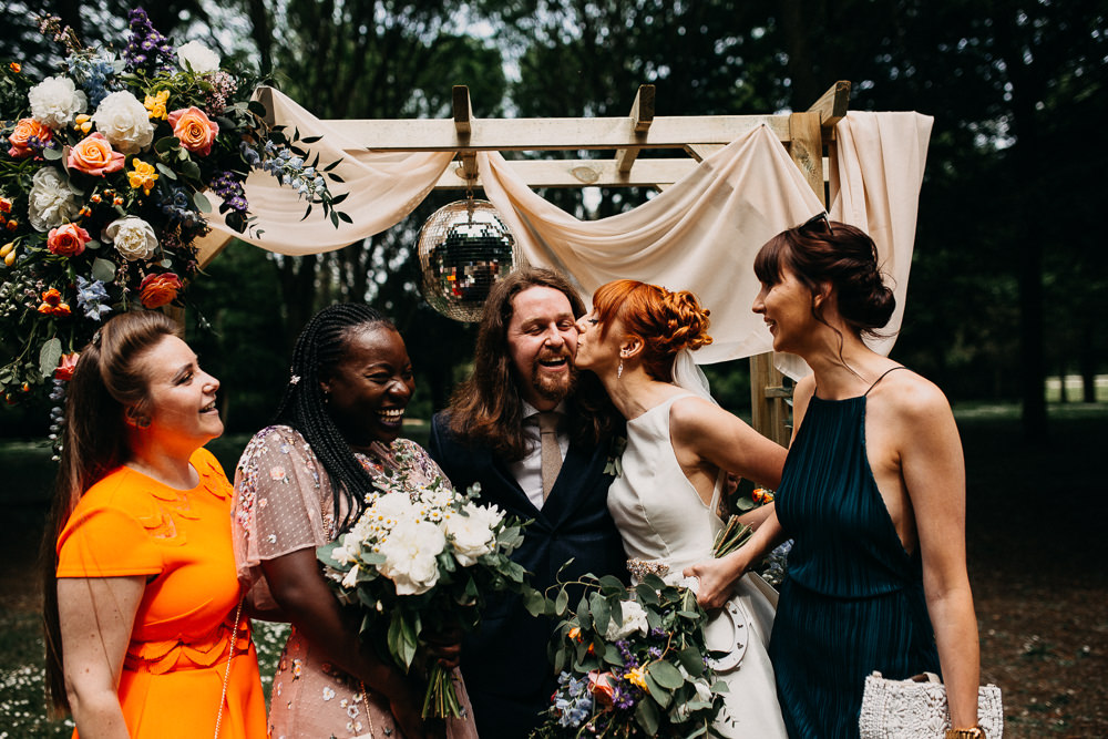 Flower Arch Backdrop Flowers Fabric Tree Cathedral Wedding Milton Keynes Miracle Moments