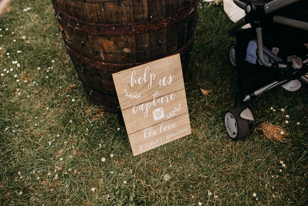 Wooden Hashtag Board Sign Signs Signage Tree Cathedral Wedding Milton Keynes Miracle Moments