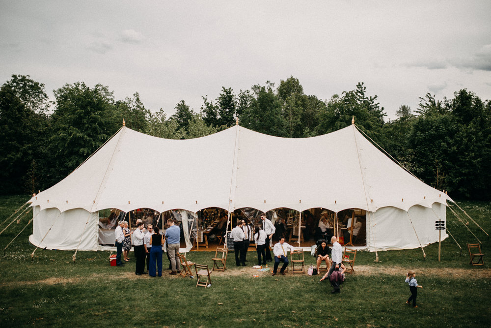 Pole Tent Marquee Tree Cathedral Wedding Milton Keynes Miracle Moments