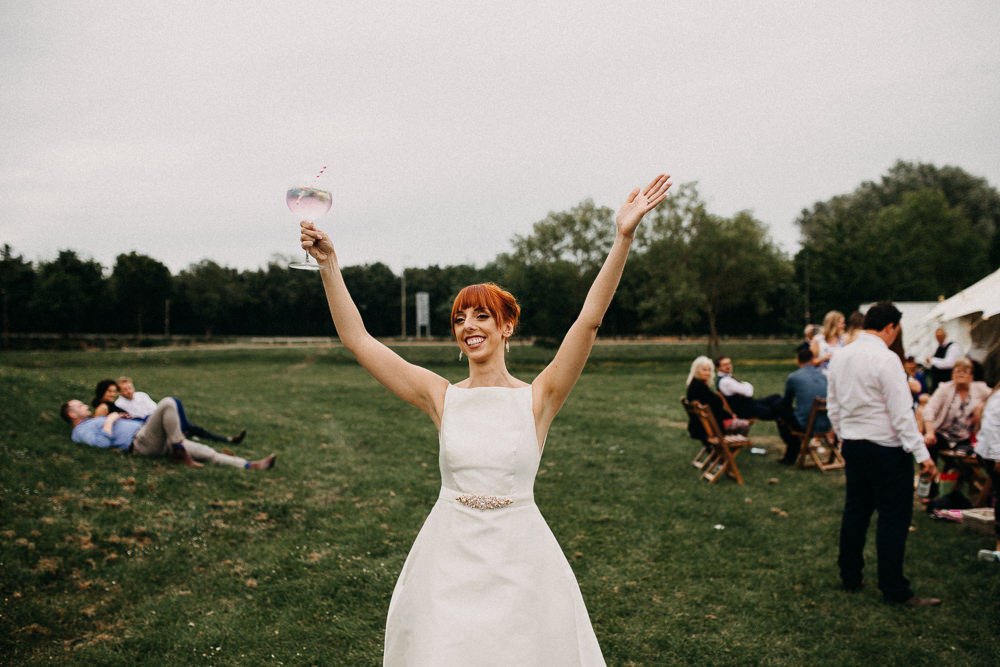 Dress Gown Bride Bridal Mikado Silk A-Line Rosa Clara Parallel Tree Cathedral Wedding Milton Keynes Miracle Moments