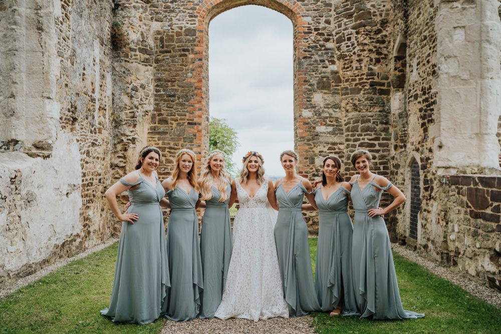 Bridesmaids Bridesmaid Dress Dresses Sage Green Animal Lovers Wedding Bloom Weddings