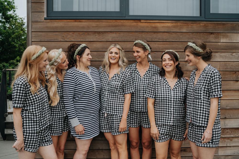 Bride Bridesmaids PJs Prep Animal Lovers Wedding Bloom Weddings