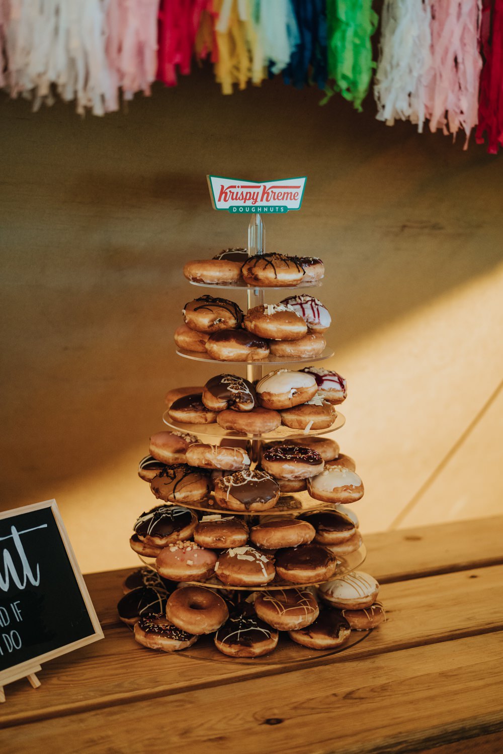 Krispey Kreme Donut Doughnut Cake Animal Lovers Wedding Bloom Weddings