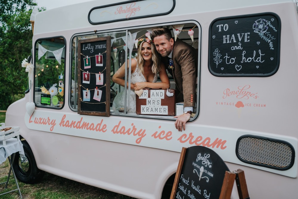Ice Cream Van Truck Animal Lovers Wedding Bloom Weddings