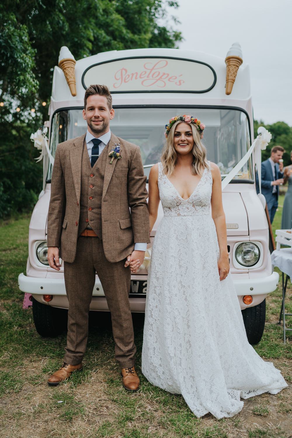 Ice Cream Van Truck Animal Lovers Wedding Bloom Weddings