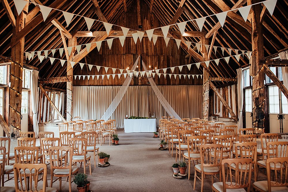 Barn Bunting Fabric Aisle Altar Boho Rustic Wedding This and That Photography