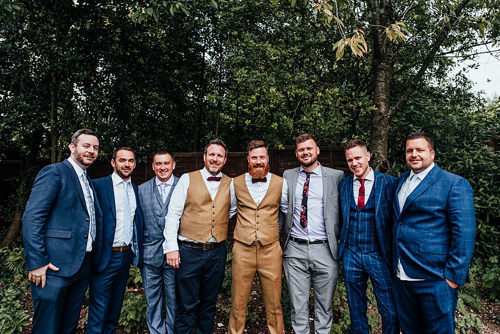 Groom Groomsmen Suits Boho Rustic Wedding This and That Photography