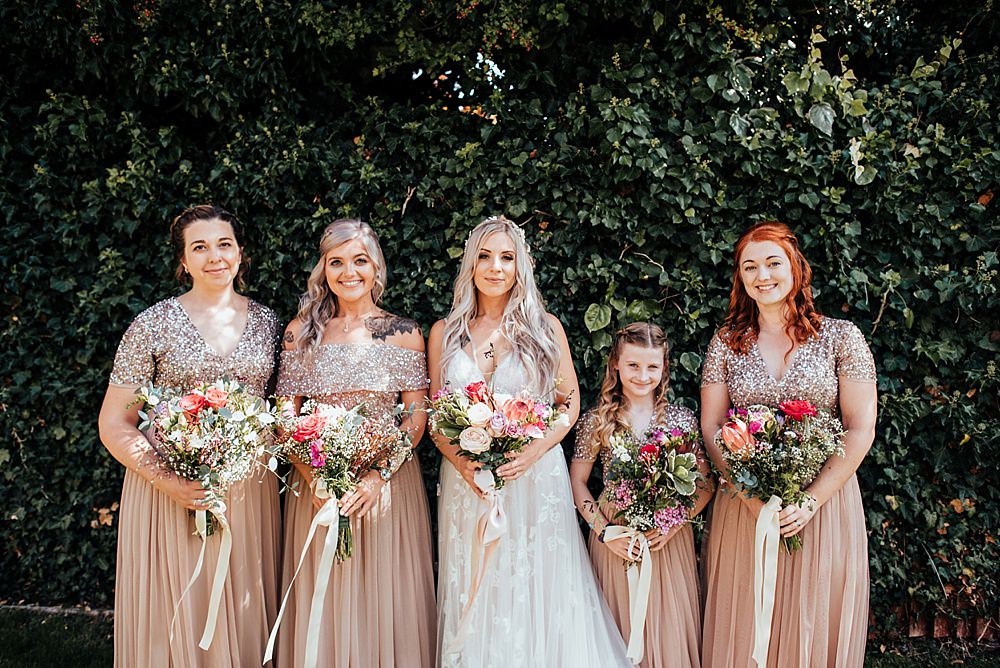 Bridesmaids Bridesmaid Dress Dresses Sequins Boho Rustic Wedding This and That Photography