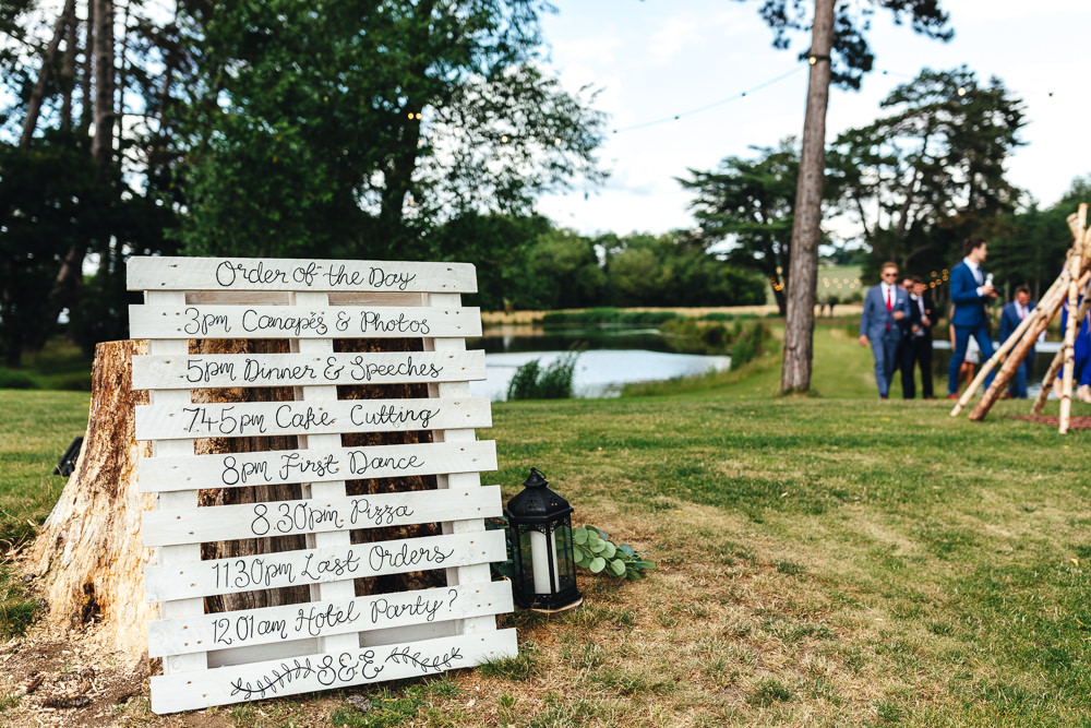 Wooden Pallet Sign Signs Brook Farm Wedding Kirsty Mackenzie Photography